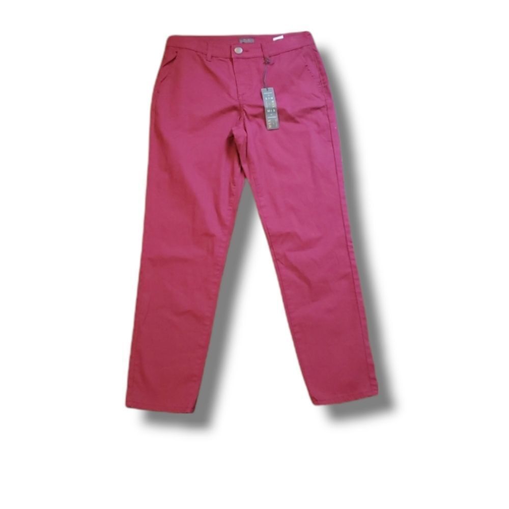 Mix by 41 Hawthorn Womens Burgundy Chino Pants Size 4 New